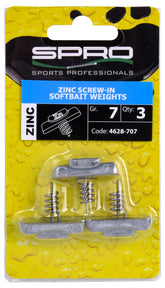 Spro ZINC Screw-In Softbait Weights
