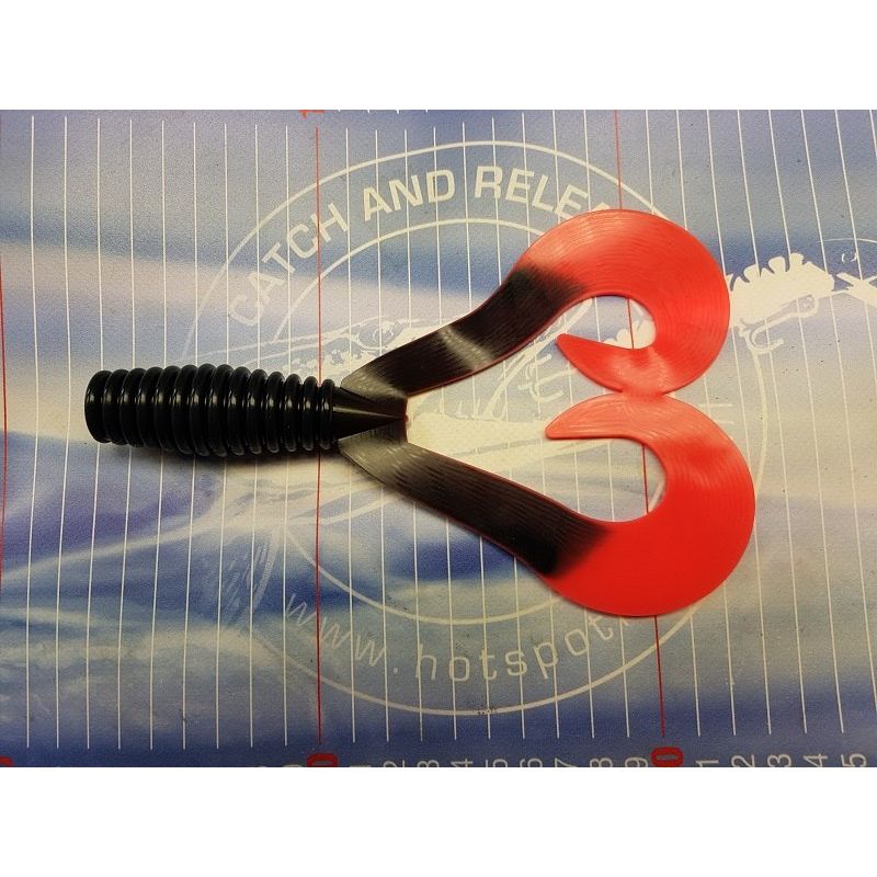 Tukker Baits Smiling Pike Tail Bait Twin Tail Reserve Staarten