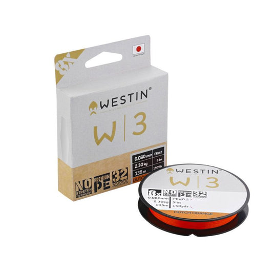 Westin W3 8-Braid 135m DUTCH ORANGE