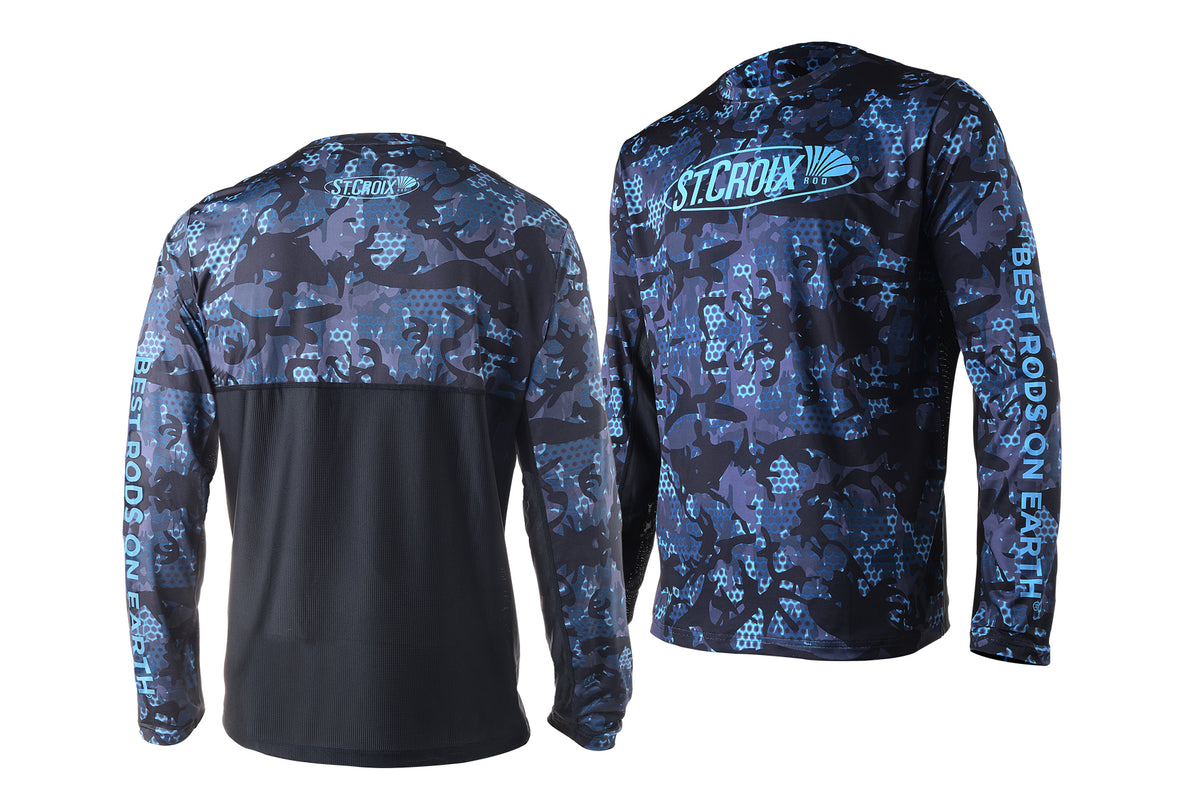 St. Croix Mac Fishing Tournament UV Shirt Blauw