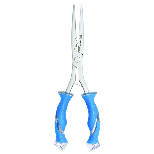 Pince à dégorgeoir longue en acier inoxydable avec finition titane de Cuda Tools