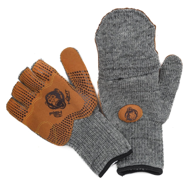 Fish Monkey Wooly Mitten Glove