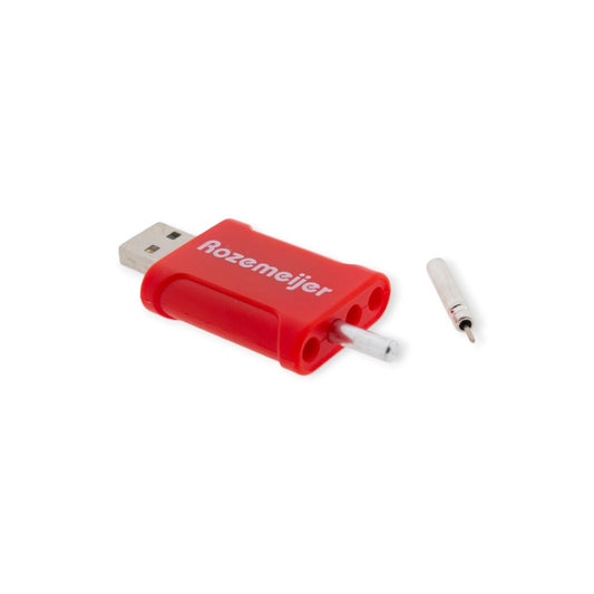 Rozemeijer USB Lithium Battery Lader met 2 stuks LIR425 batterijen