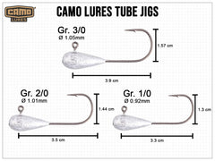 Camo Lures Tube Jigs 1/0