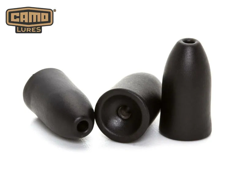 CAMO Tackle Tungsten Bullet Weight BLACK