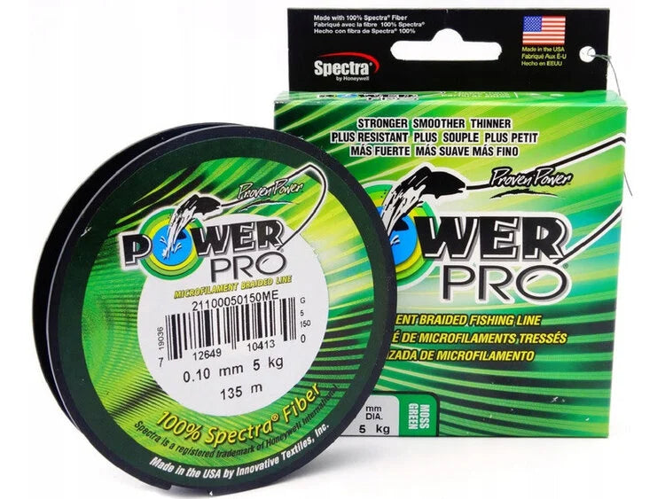Power Pro Gevlochten Lijn 135m Moss Green