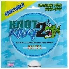 Knot2Kinky nickel-titanium leader wire 15ft